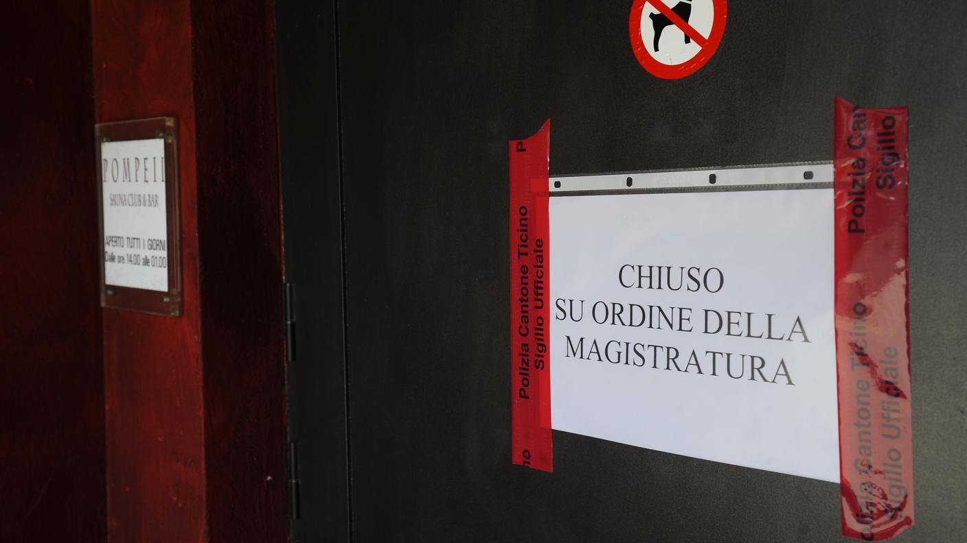 Una sauna chiusa per ordine della magistratura