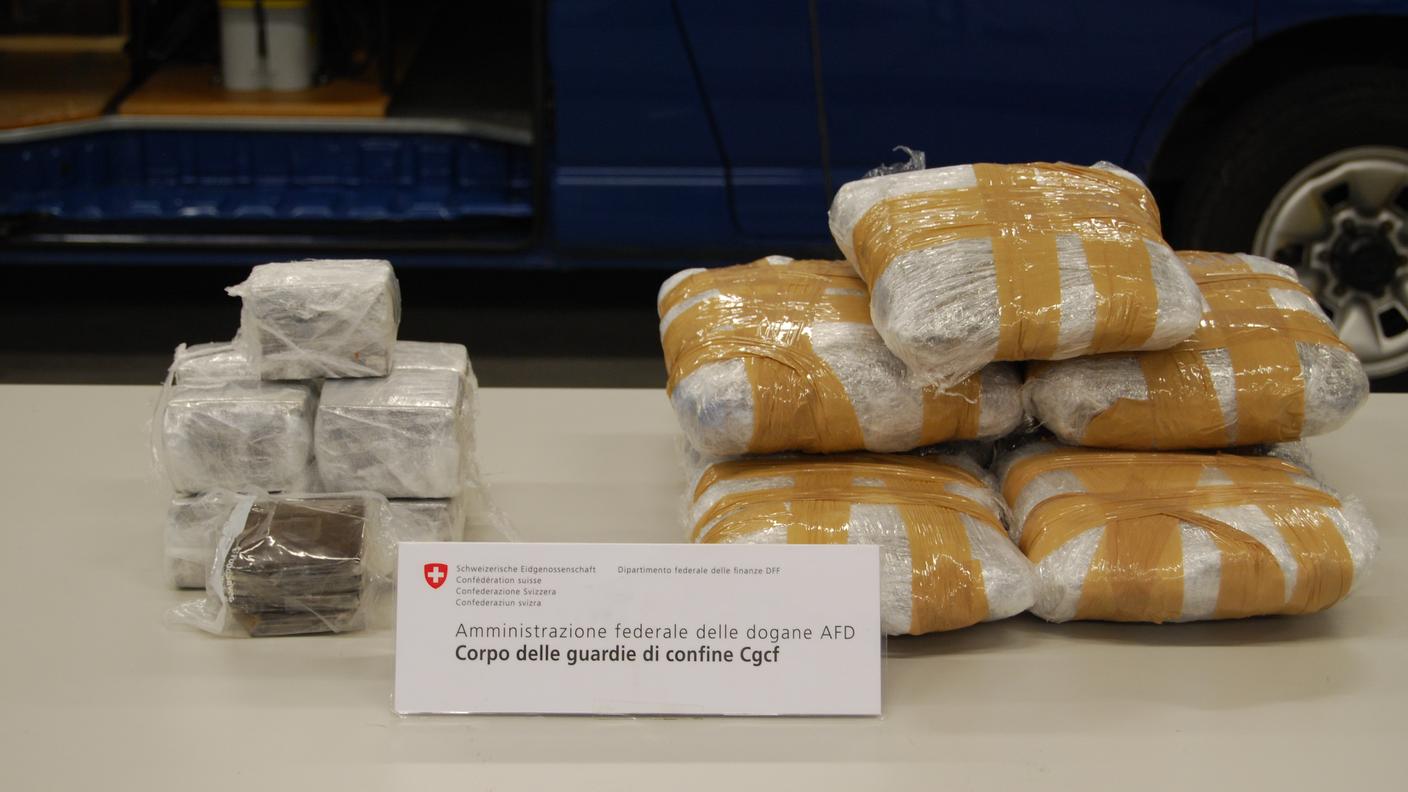 La droga sequestrata