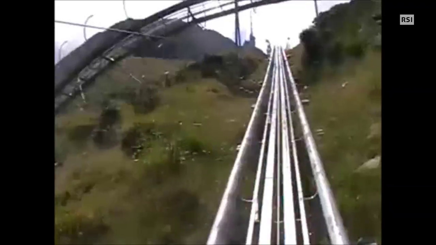 Il tracciato della slittovia