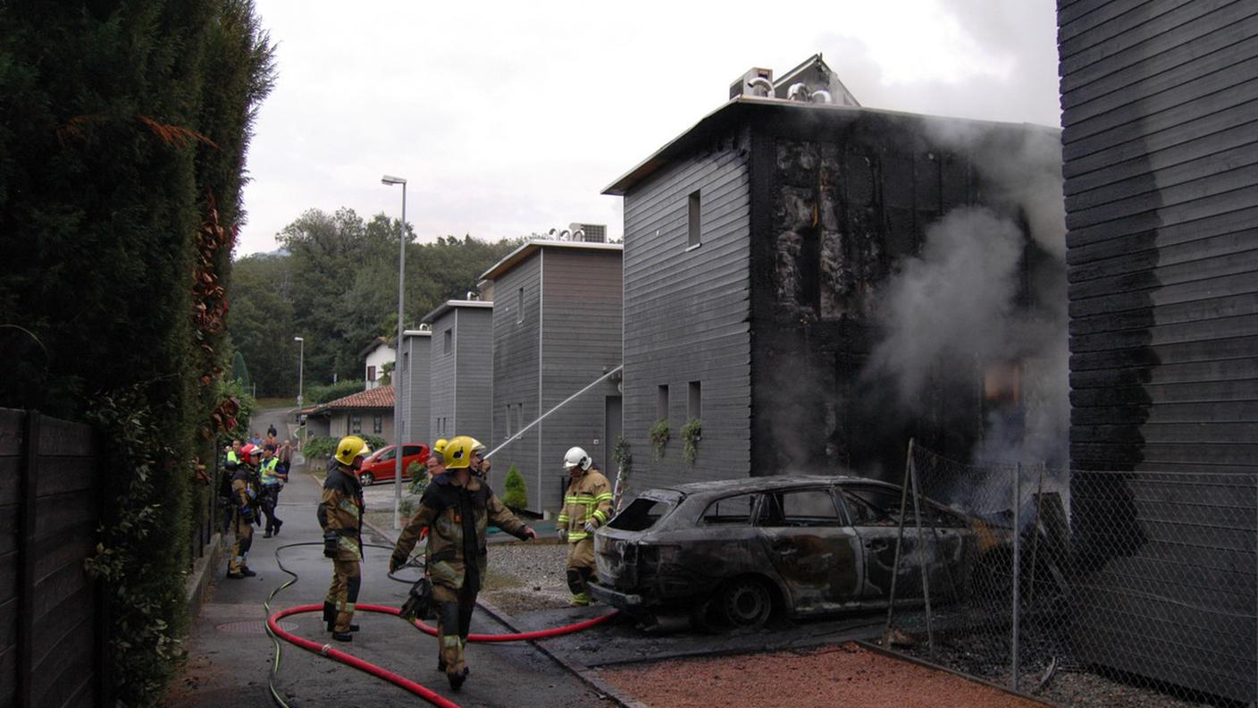 Il luogo dell'incendio