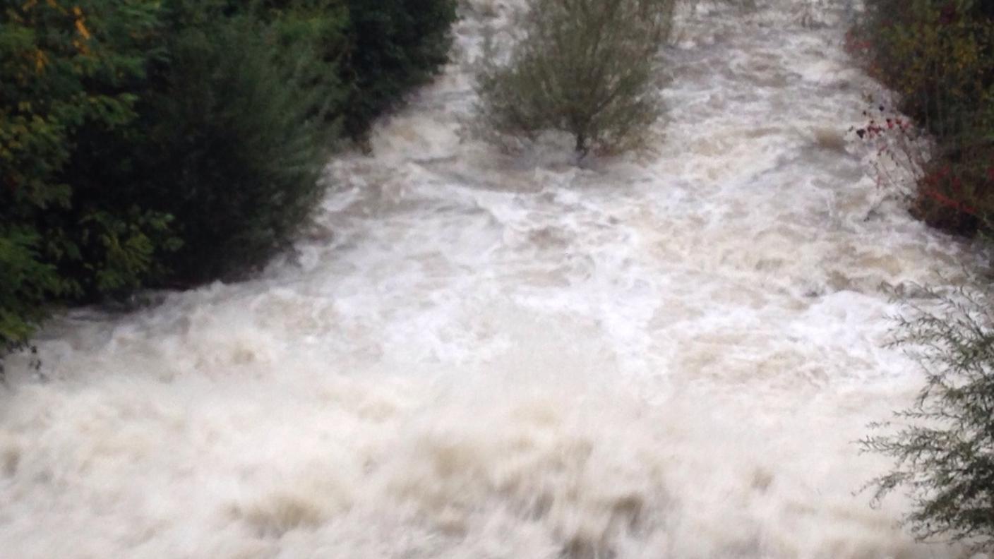 Riali gonfi d'acqua nel Sopraceneri