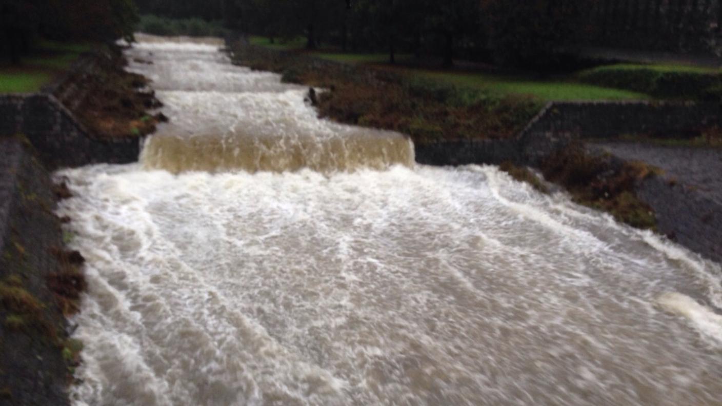 Riali gonfi d'acqua nel Sopraceneri