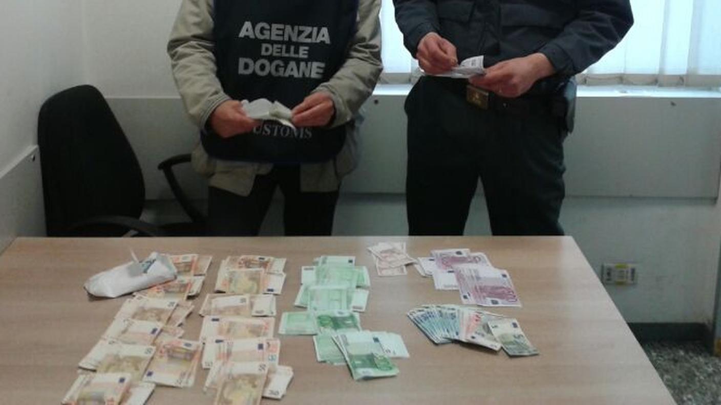 Il denaro sequestrato