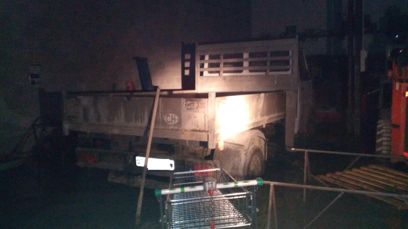 Uno dei veicoli con targa ticinese sui quali i lavoratori passavano quotidianamente il confine