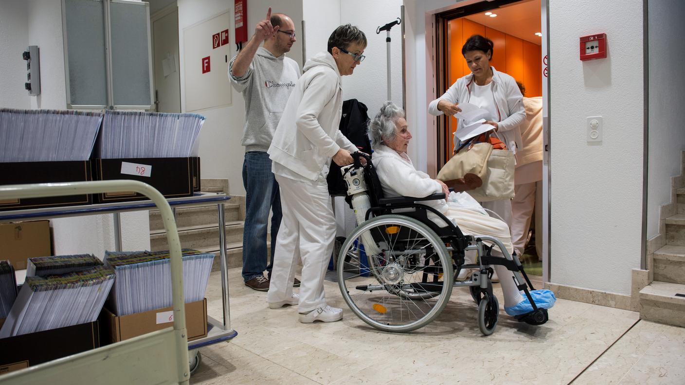 L'evacuazione della Clinica