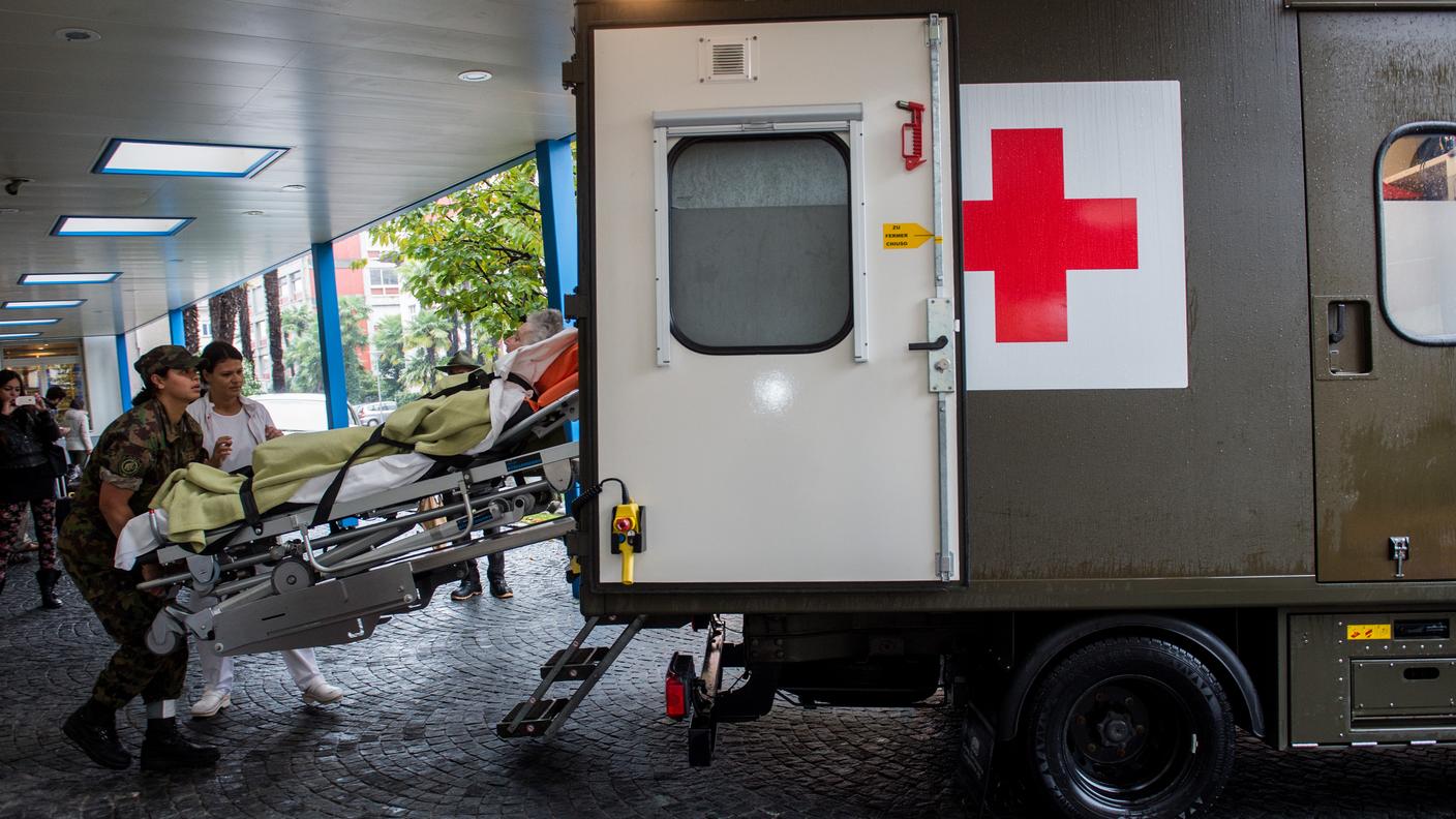 L'evacuazione della Clinica