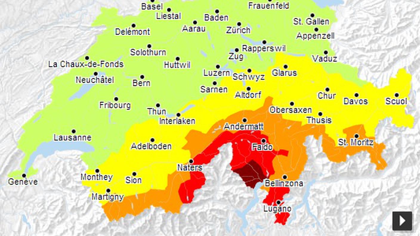 I pericoli naturali in Svizzera