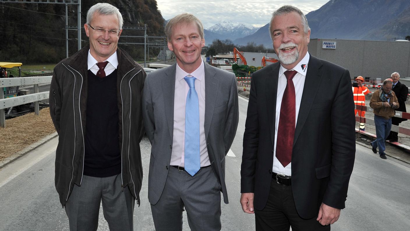 Alberto Pellanda, Claudio Zali e Toni Büchler