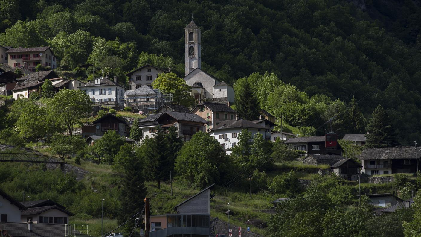 Una veduta di Arvigo che da oggi diventa Calanca