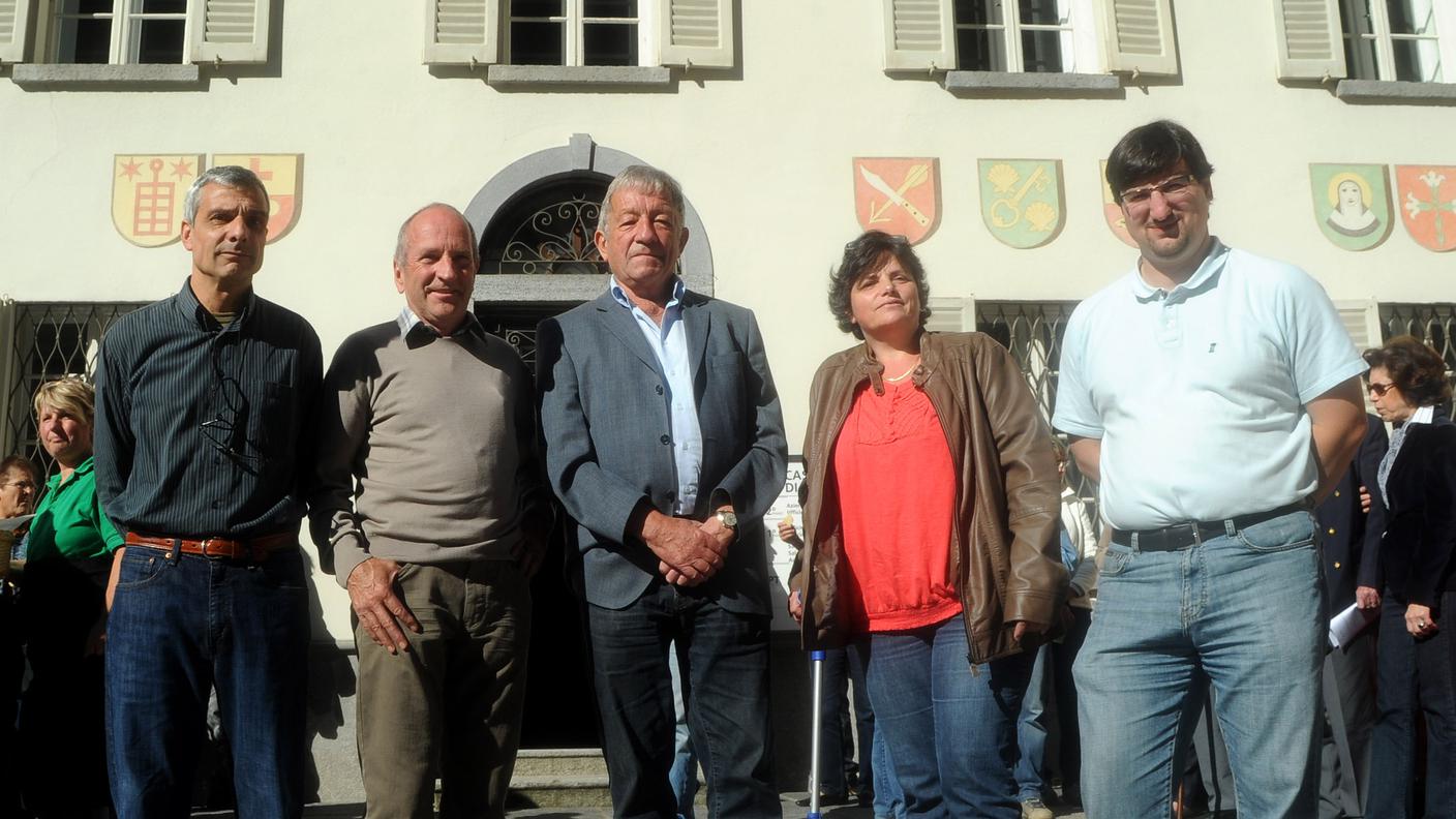 Sindaco e municipali del nuovo Comune