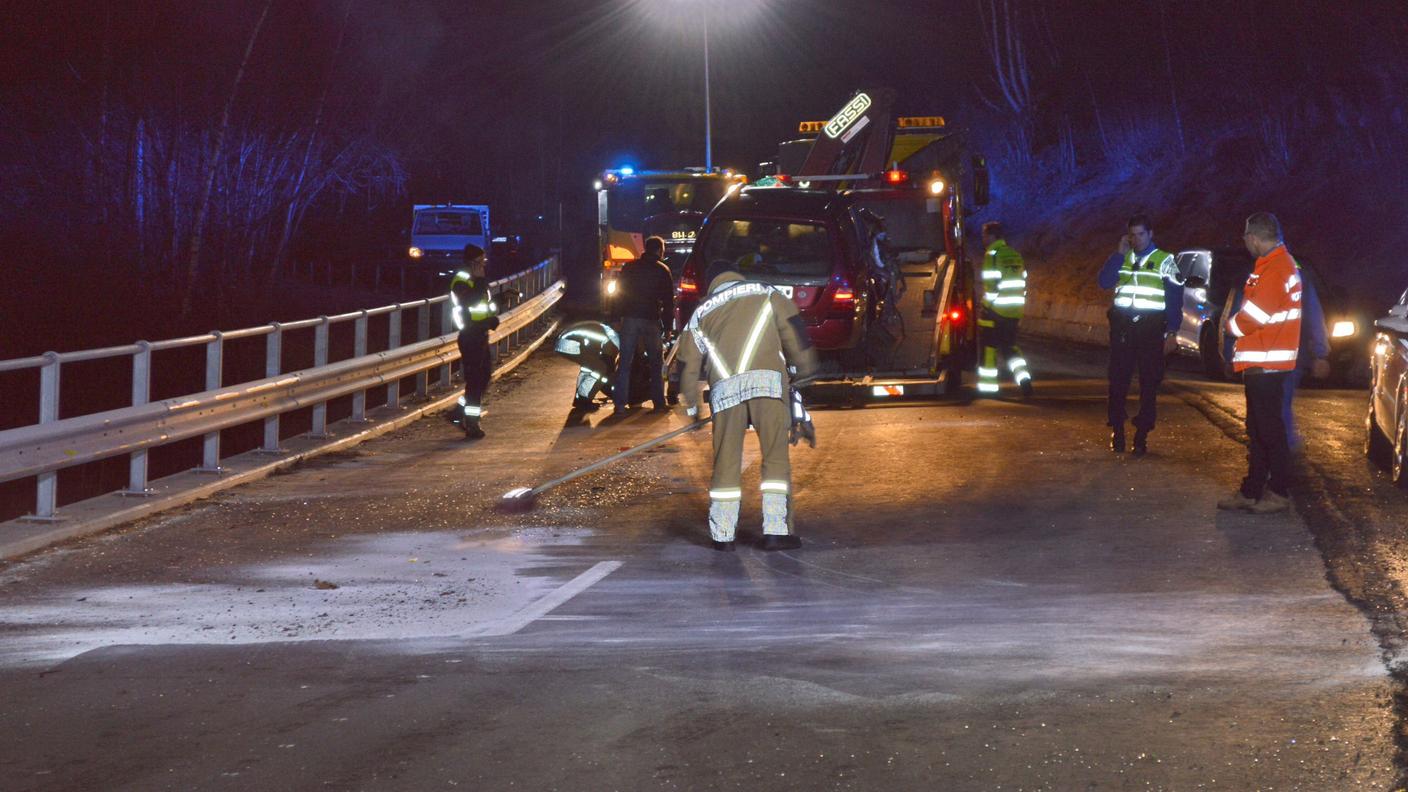 La zona dell'incidente