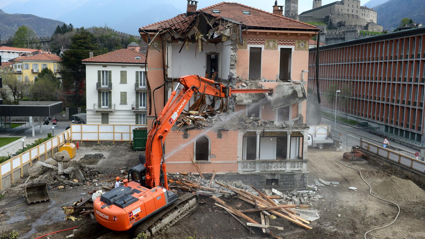 La STAN si è mossa per evitare che altre dimore storiche facciano la fine del Villino Salvioni di Bellinzona raso al suolo due anni fa