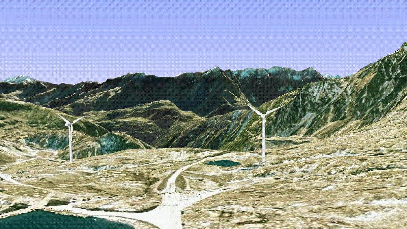 Il progetto in un fotomontaggio