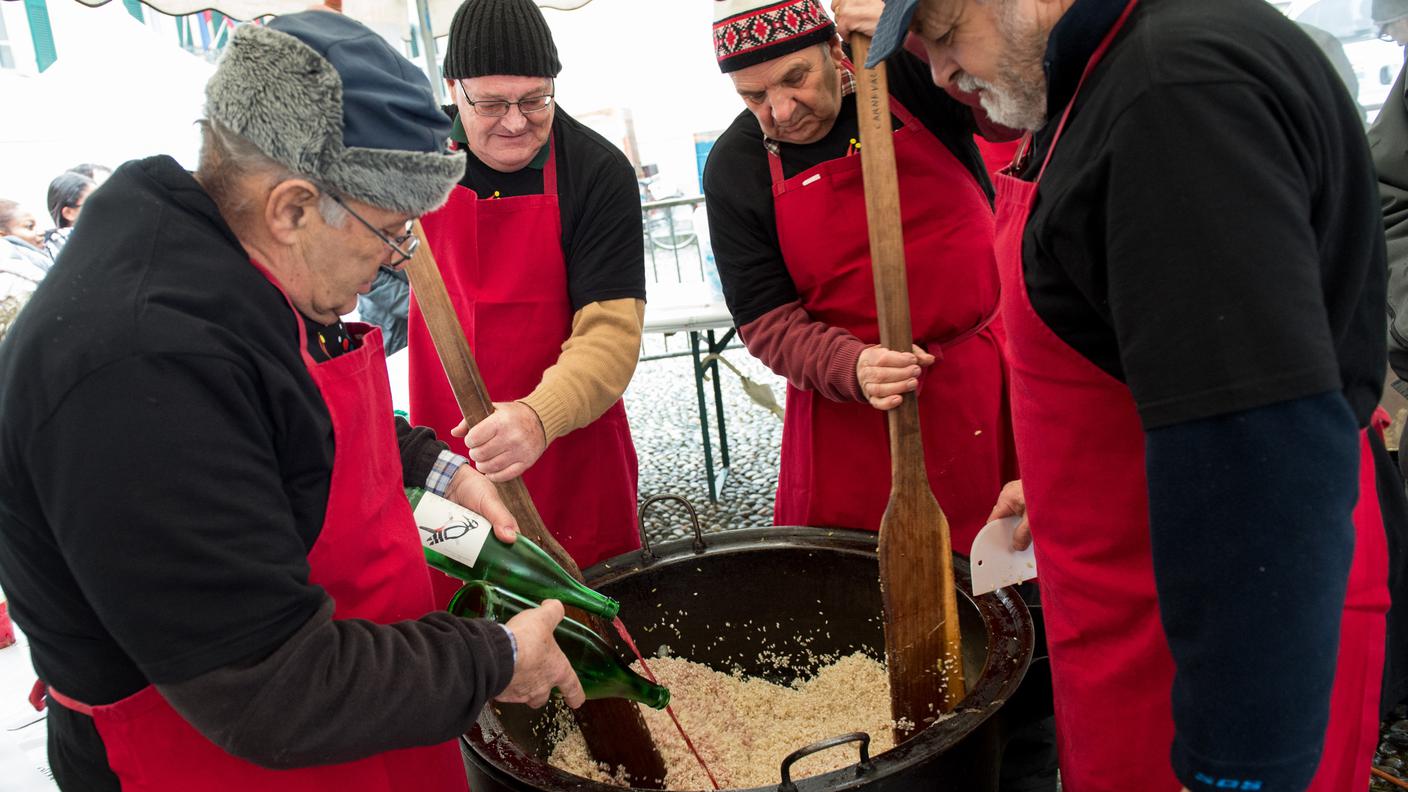 La risottata in Piazza Sant'Antonio a Locarno