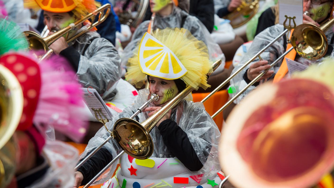 Guggen in corteo al Rabadan