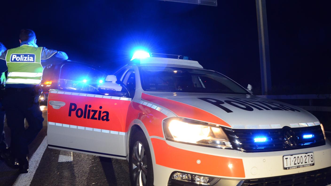 Sul posto anche la cantonale