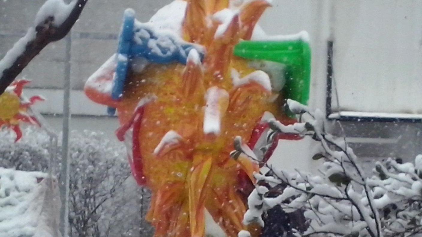 Rabadan 2015, colori dai carri giunti domenica mattina a Bellinzona