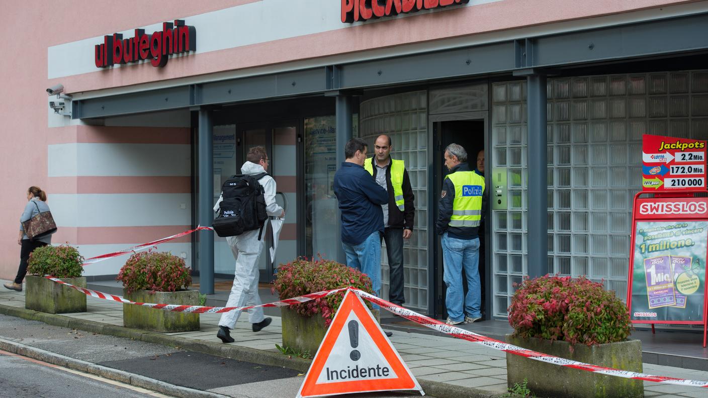 I rapinatori avevano preso di mira un distributore