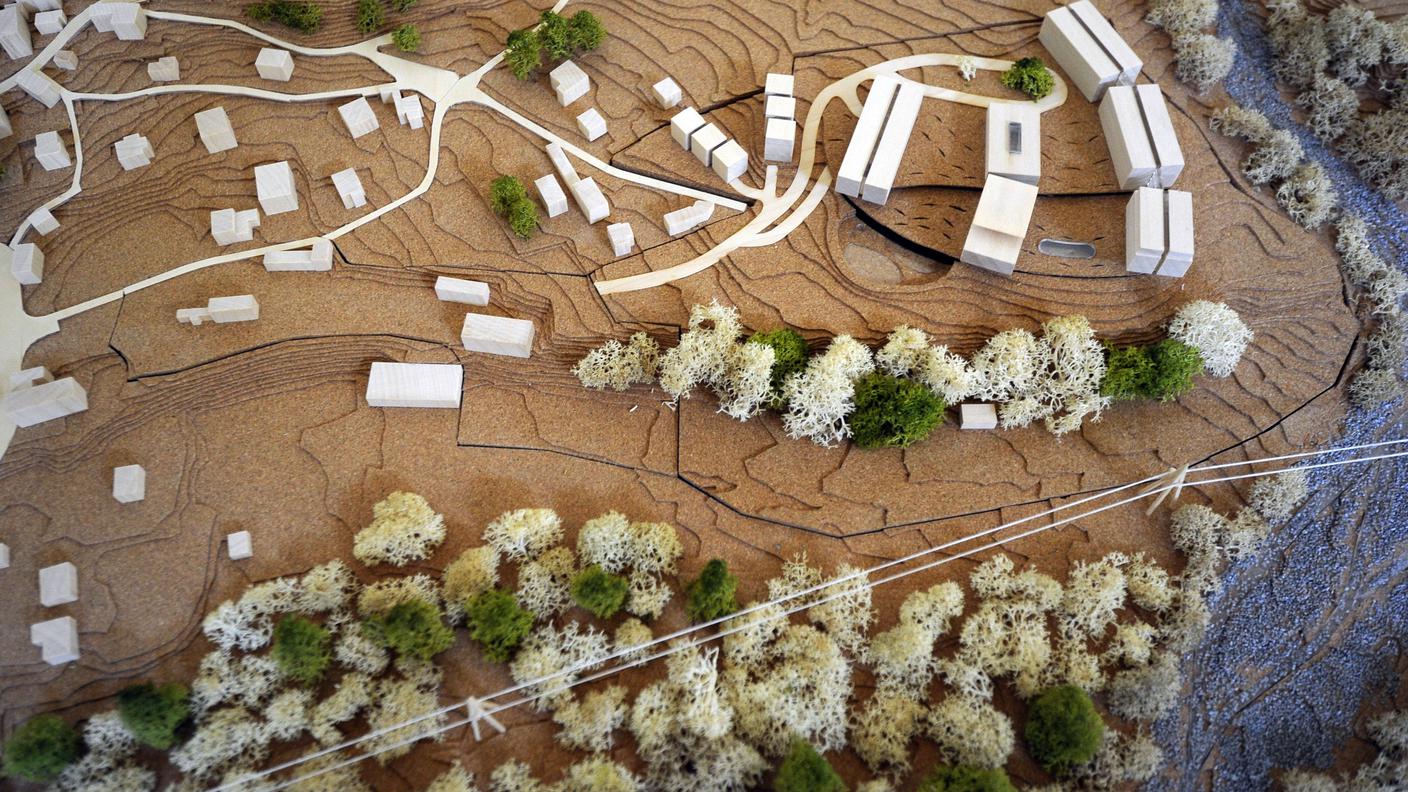 Il progetto di centro benessere risalente al 2011