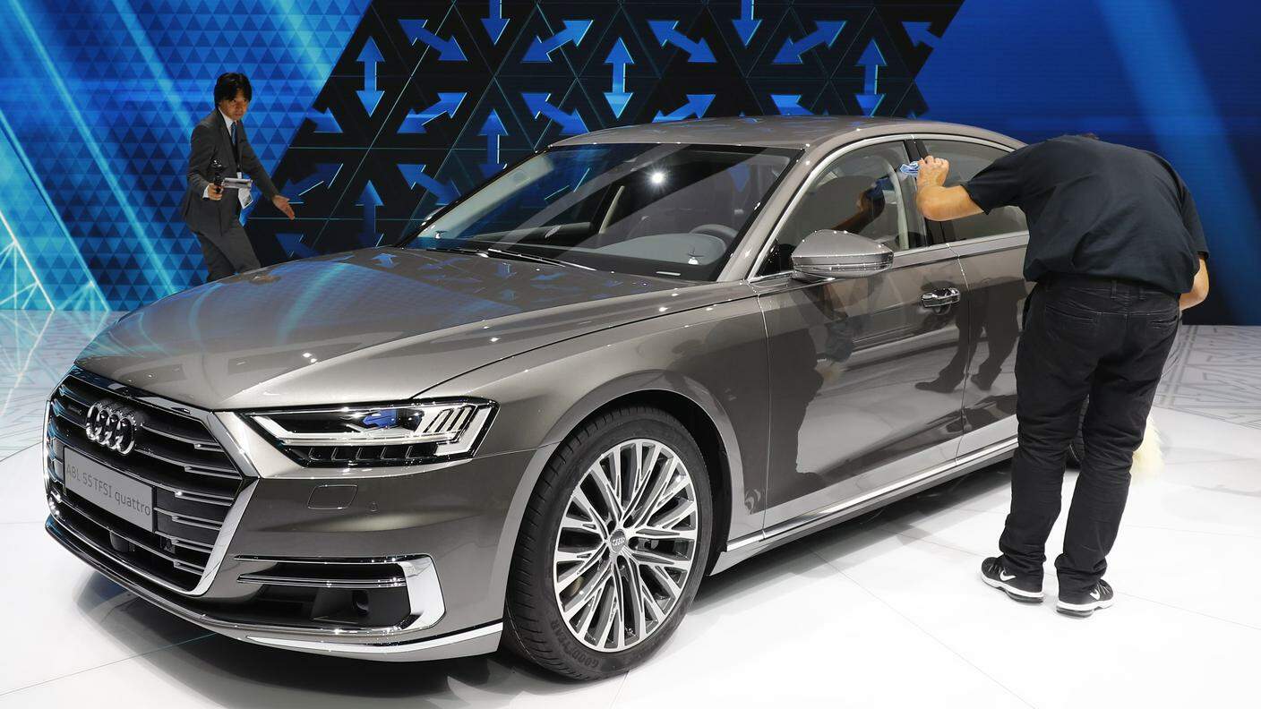 L'Audi A8 è la prima auto di serie dagli elevati contenuti per la guida autonoma