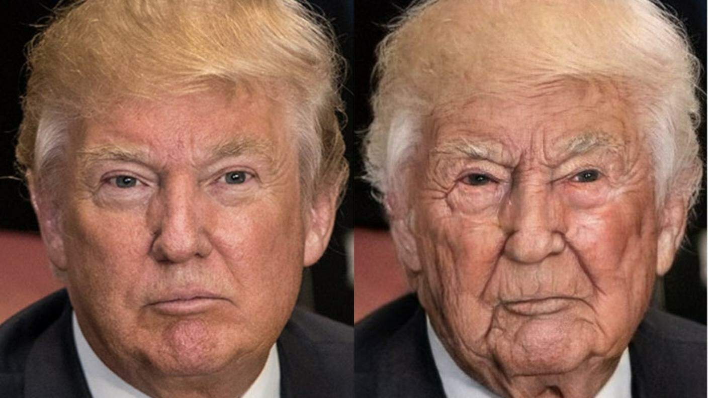 Trump ancora più vecchio...