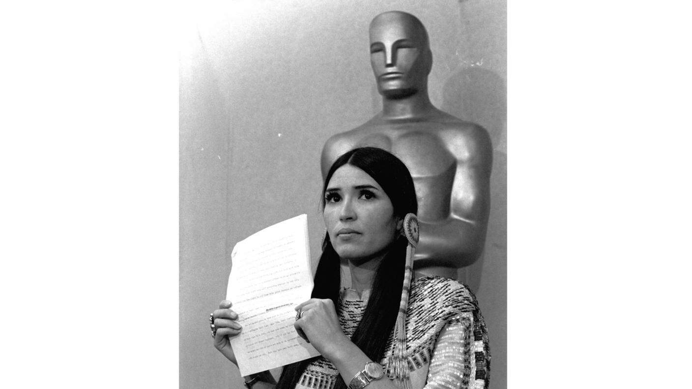 L'attrice nativa americana alla cerimonia degli Oscar '73 quando rifiutò il premio per Marlon Brando