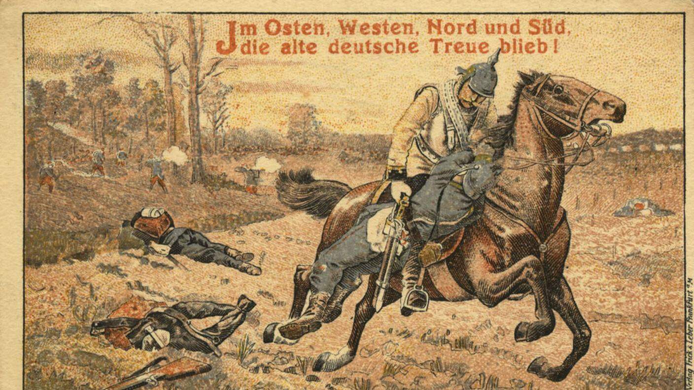 Una cartolina dalla Prima guerra mondiale