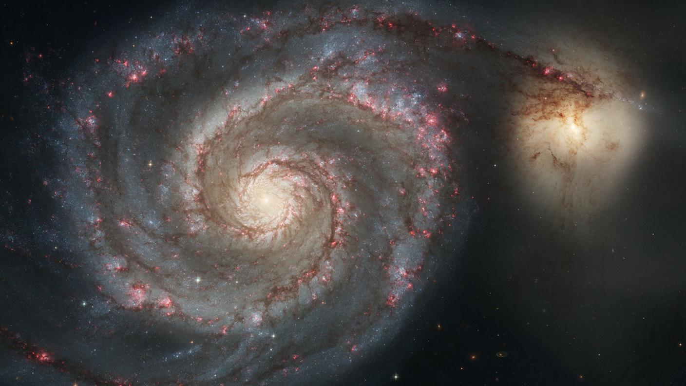 Una galassia doppia fotografata nel 2005