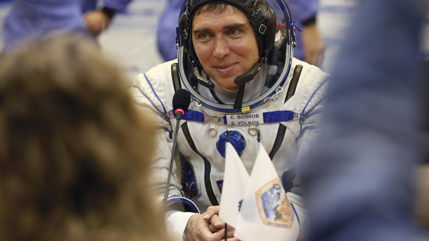 Sergei Volkov. Anche suo padre andò nello spazio