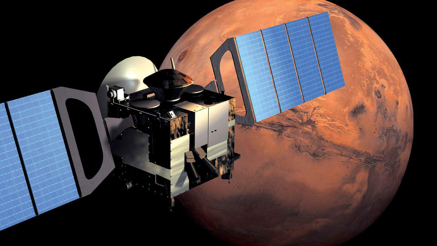 La sonda europea Mars Express ha ripreso a mandare foto di Marte