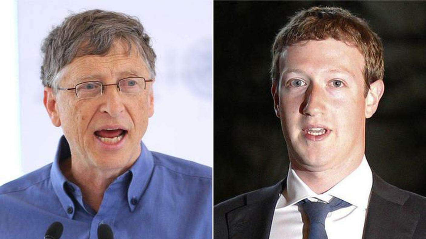 Gates e Zuckerberg