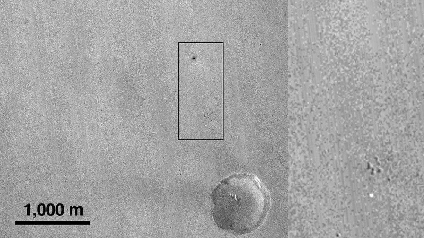 Immagini prese dalla Mars Reconnaissance Orbiter (MRO) della Nasa