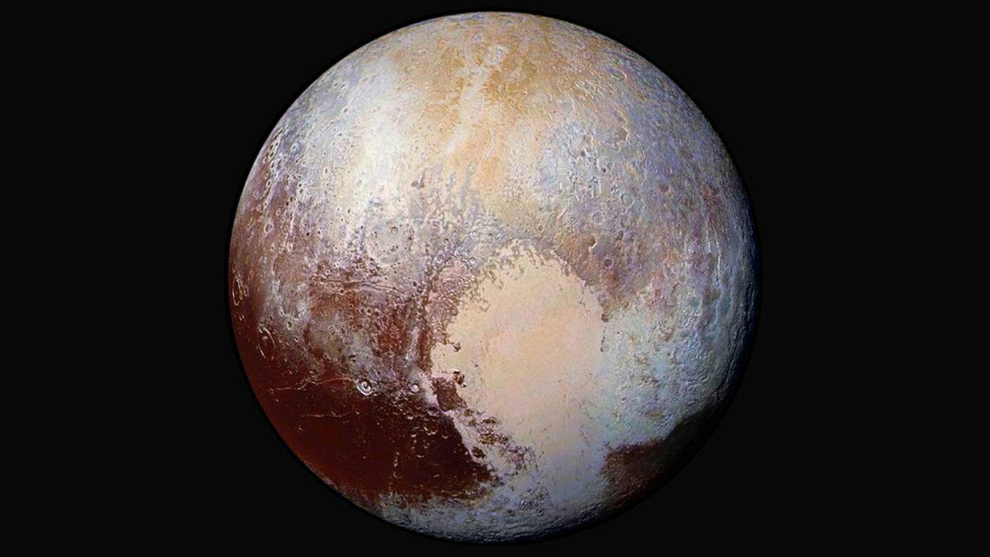 Plutone visto dalla sonda New Horizons della NASA