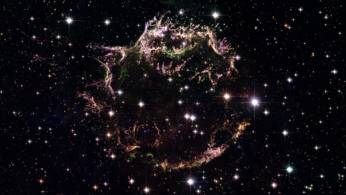 I resti dell'esplosione di una supernova