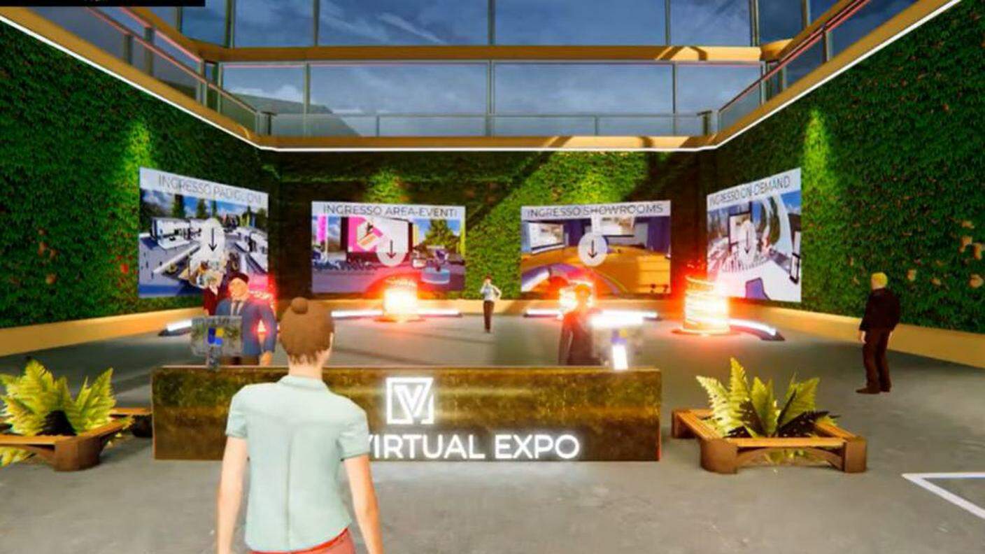 La hall di Swiss Virtual Expo