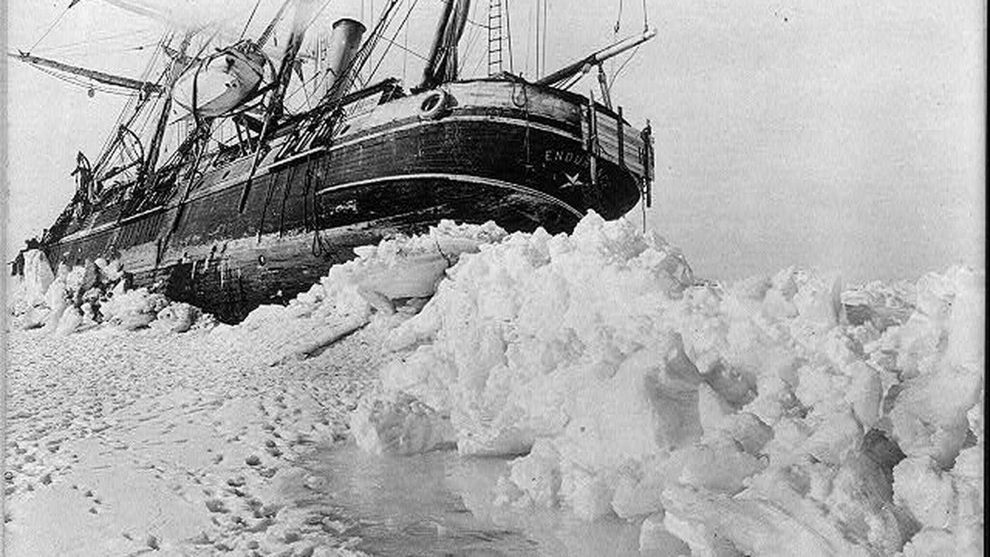 Affondò nel novembre 1915 dopo 9 mesi fra i ghiacci antartici