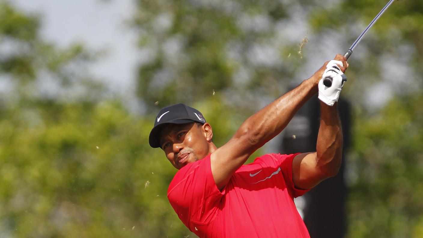 Il golfista americano Tiger Woods