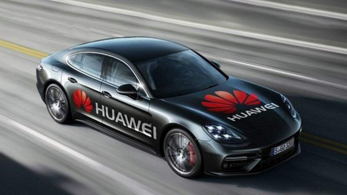 La Porsche utilizzata da Huawei per sviluppare la guida tramite smartphone