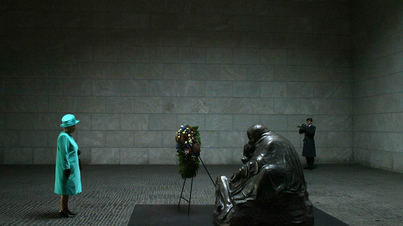 Al memoriale per le vittime della guerra a Berlino nel 2004