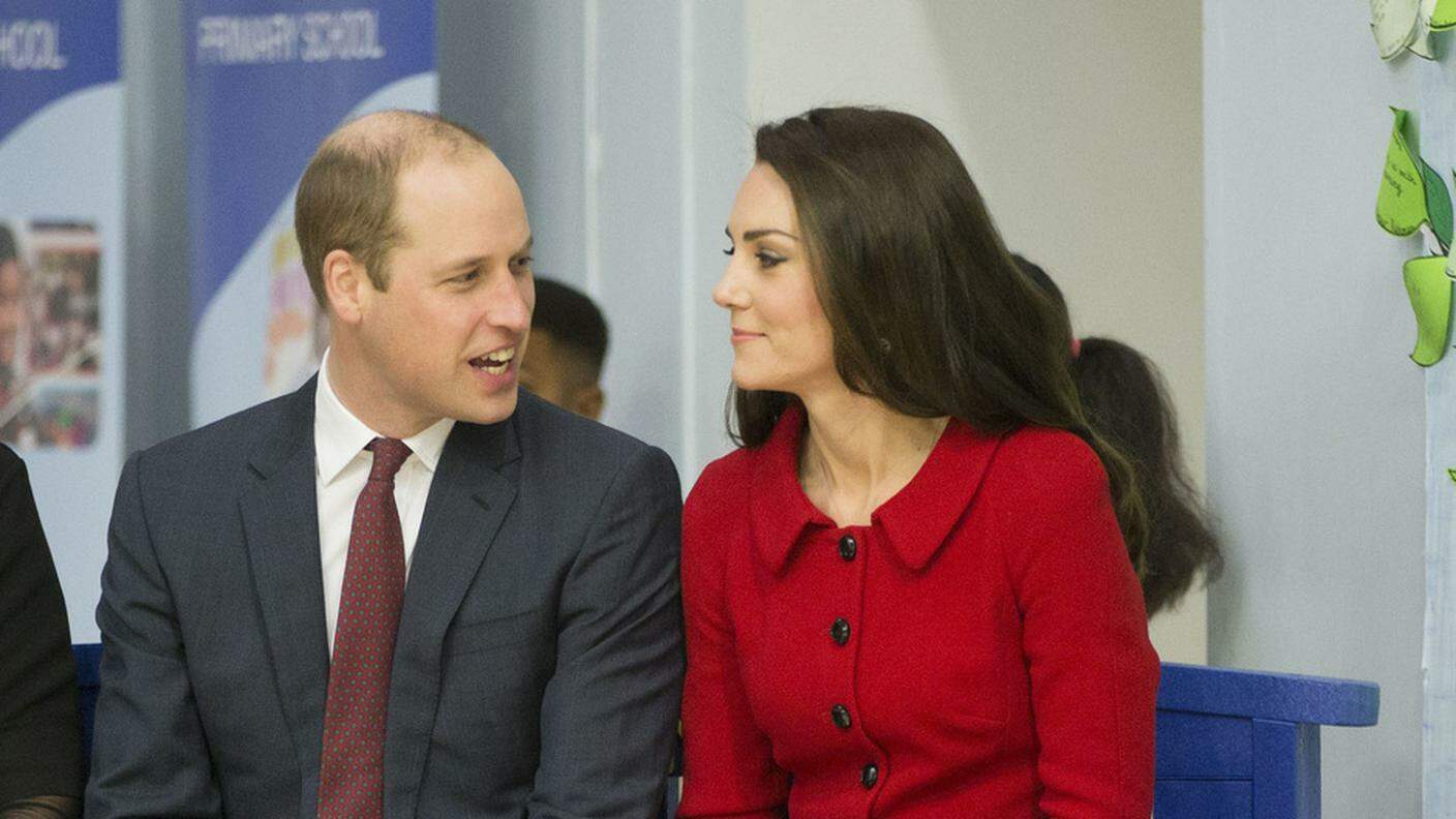 Il principe William e sua moglie Kate, duchessa di Cambridge