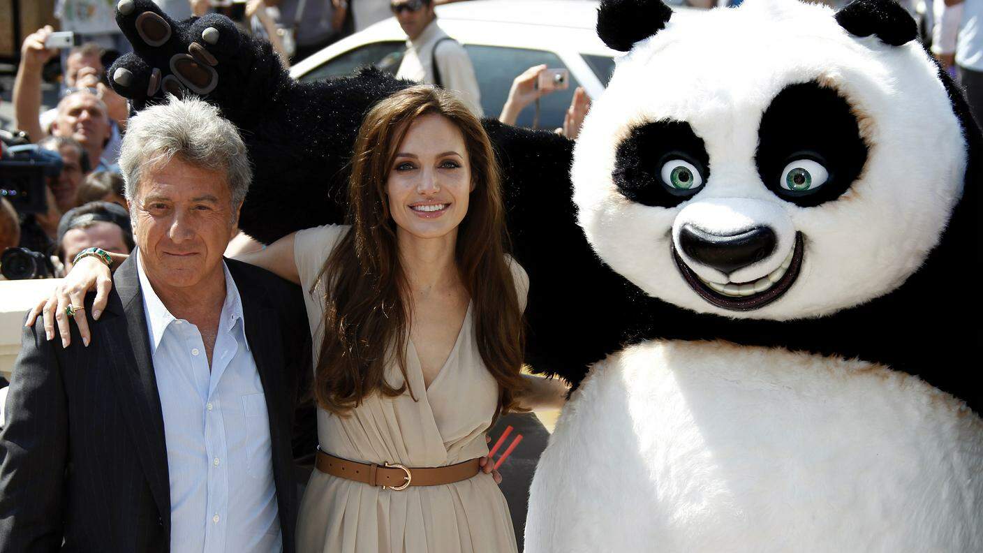 Dustin Hoffmann, qui con Angelina Jolie, è la voce originale di Kung-Fu Panda