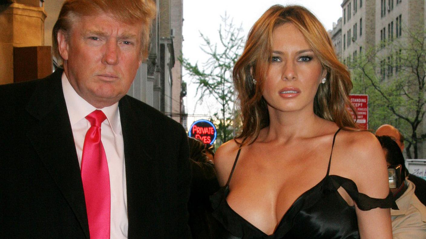 Donald Trump con la moglie Melania