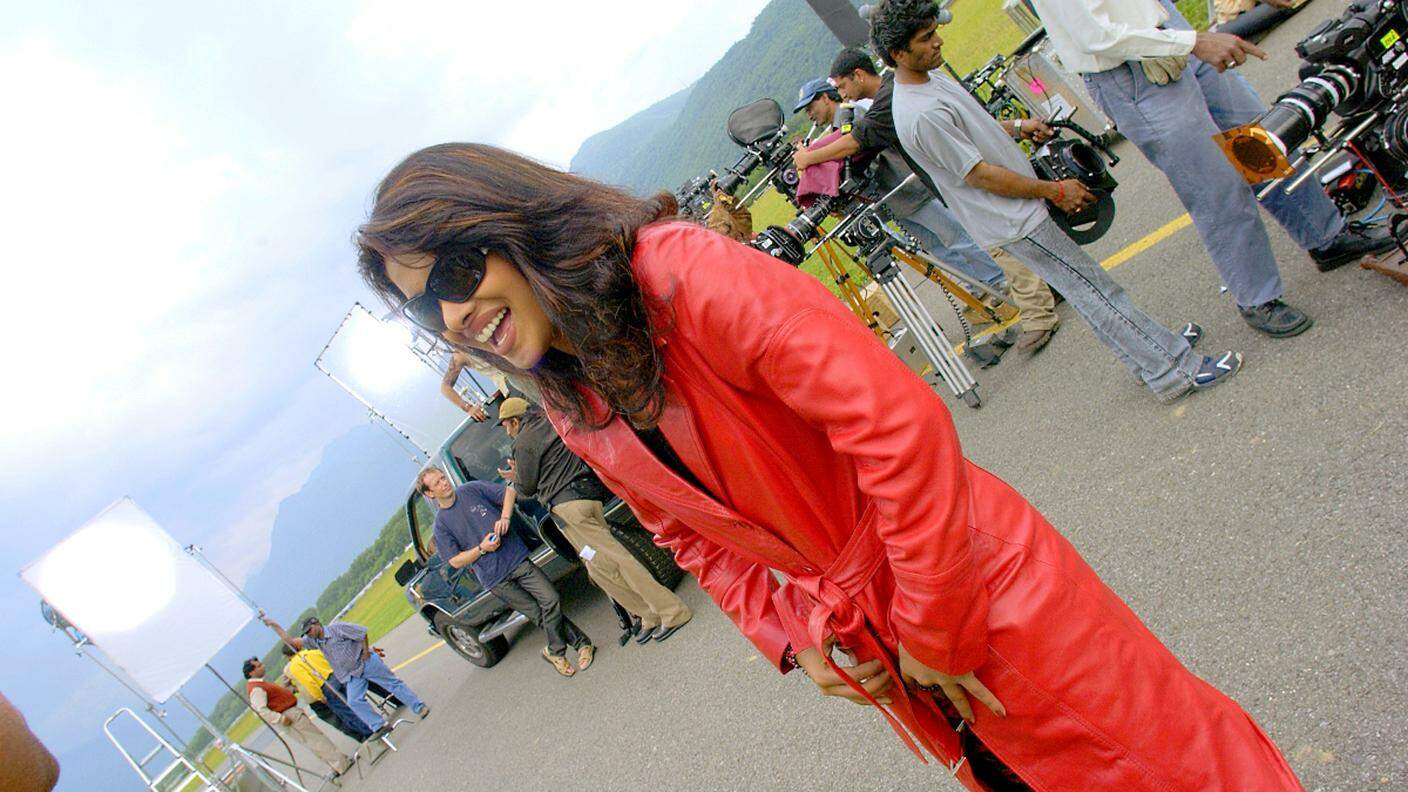 Priyanka Chopra nel 2003 a Locarno per girare il thriller Asambhav