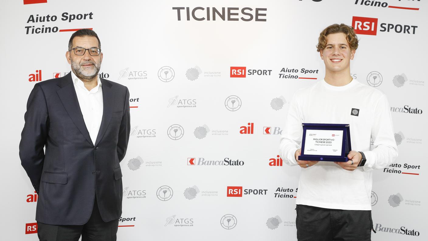 Michele Ghezzi (Aiuto Sport) con Noè Ponti