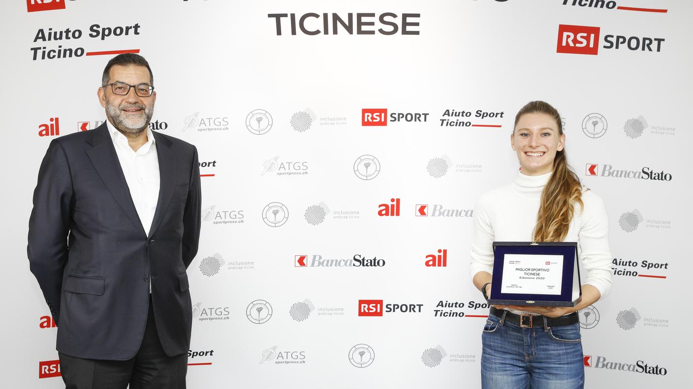 Ajla Del Ponte con Michele Ghezzi