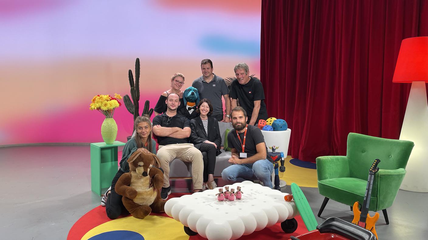 Peo e il team di ripresa