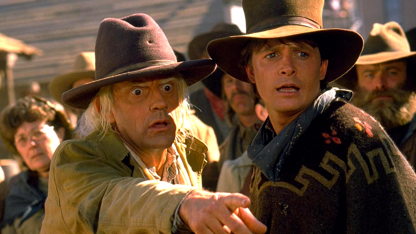 Christopher Lloyd e Michael J. Fox in una scena del film