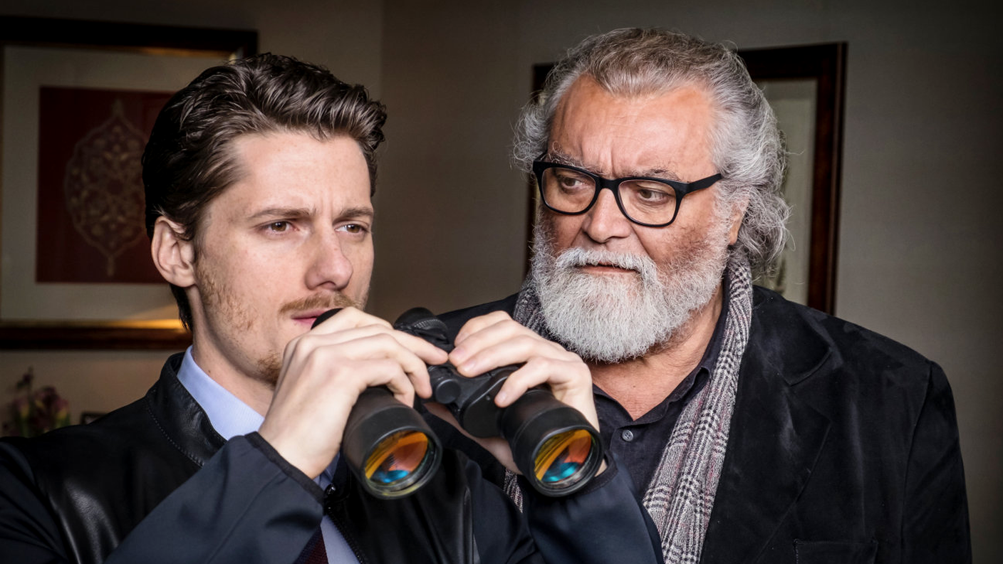 Antonio Folletto e Diego Abatantuono in una scena del film