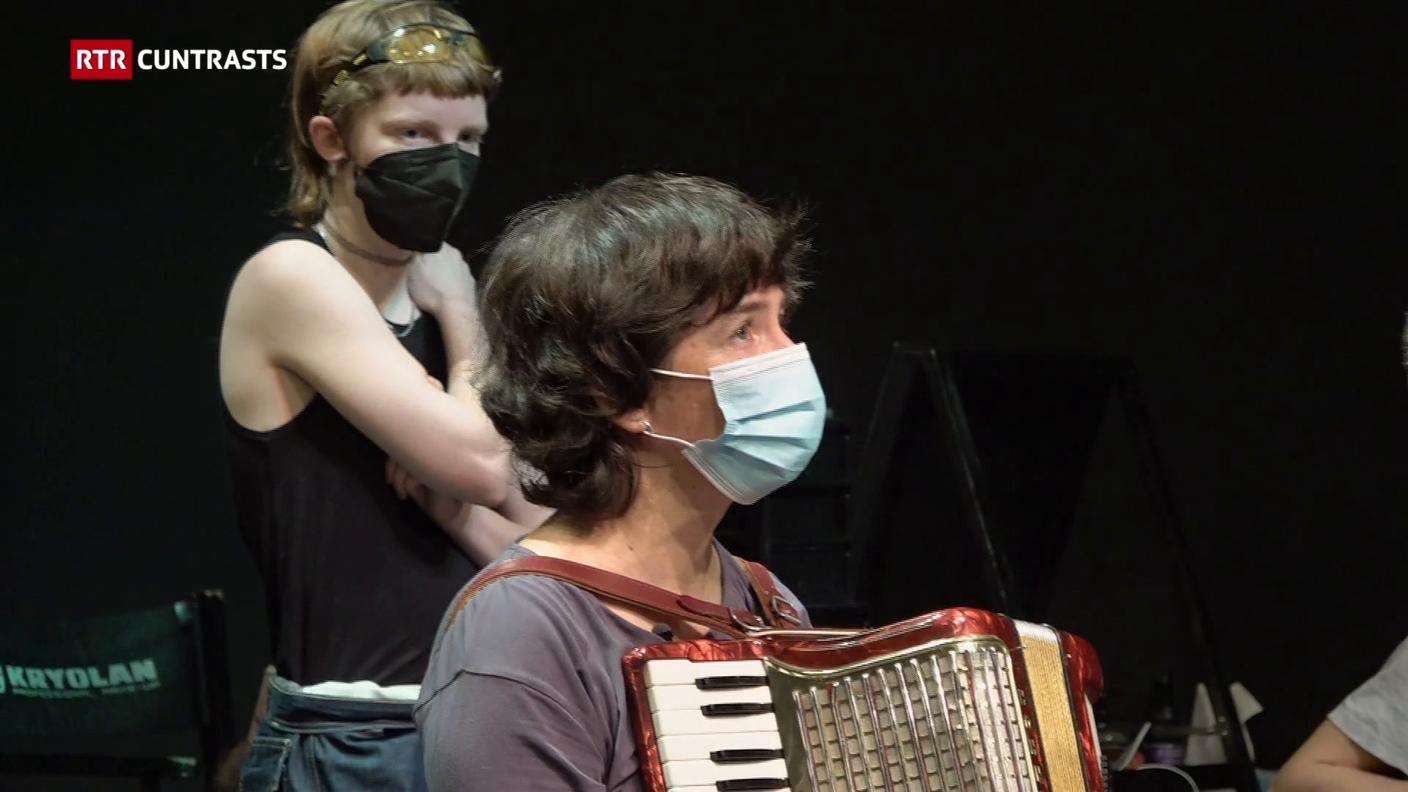 Annina Sedlàcek durante le prove