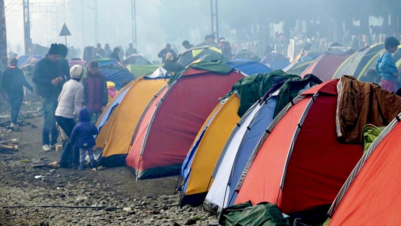 Campo profughi di Idomeni